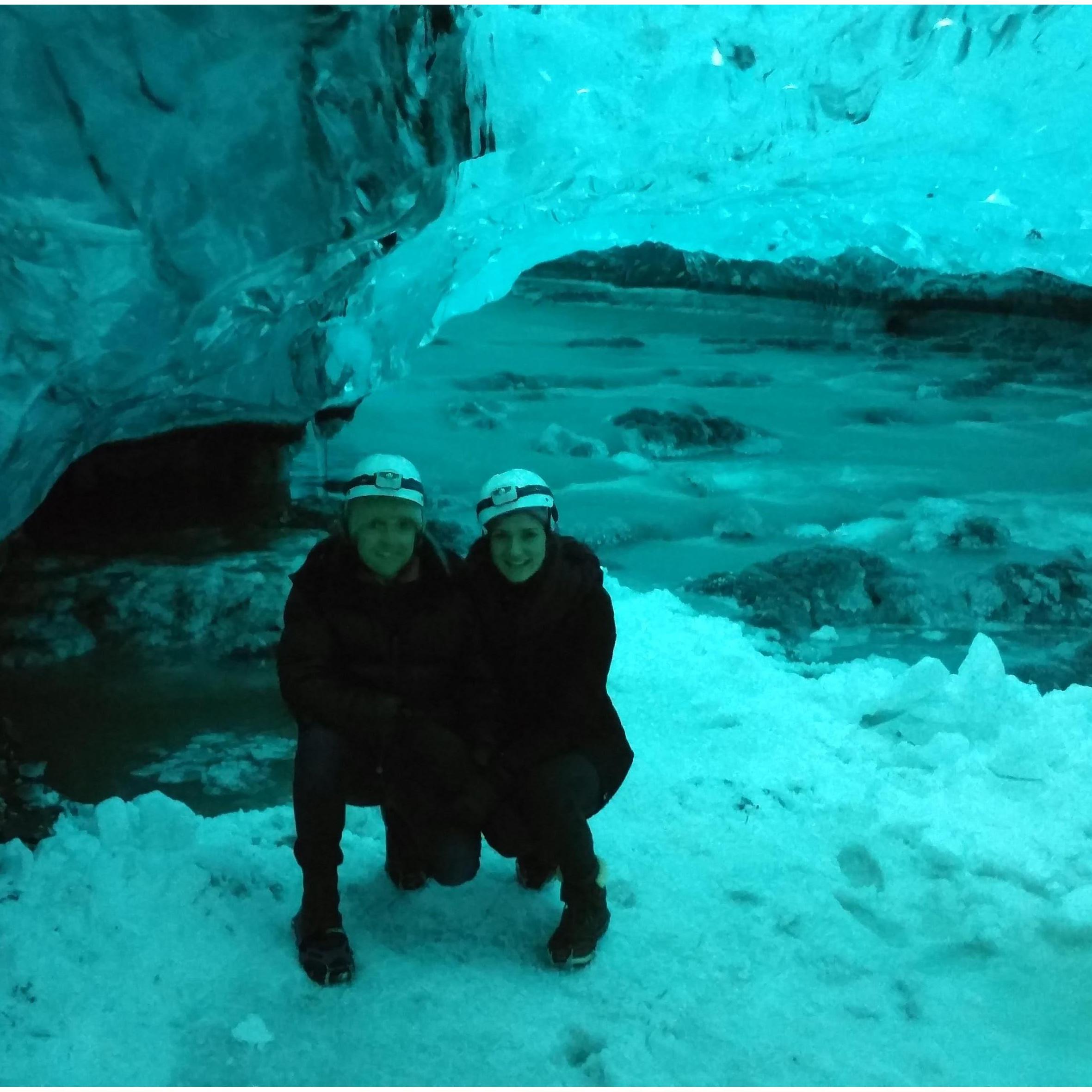 Ice caves in Iceland!