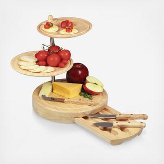 Regalio Serving Tray & Cheese Tool Set