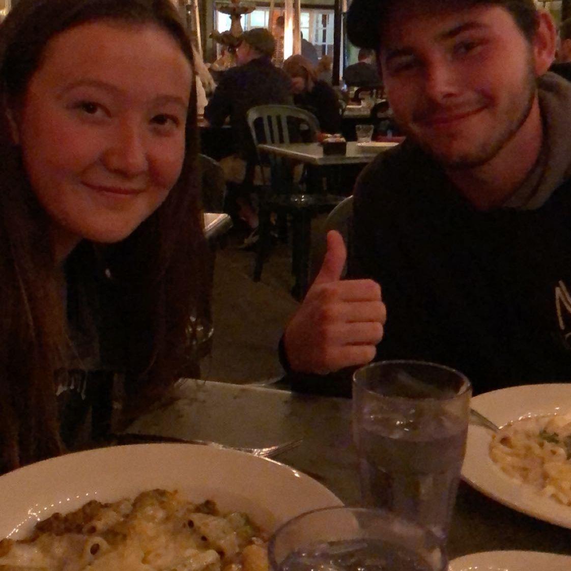 The Early Days! (2018 Our First Dinner, Freshman Year!)