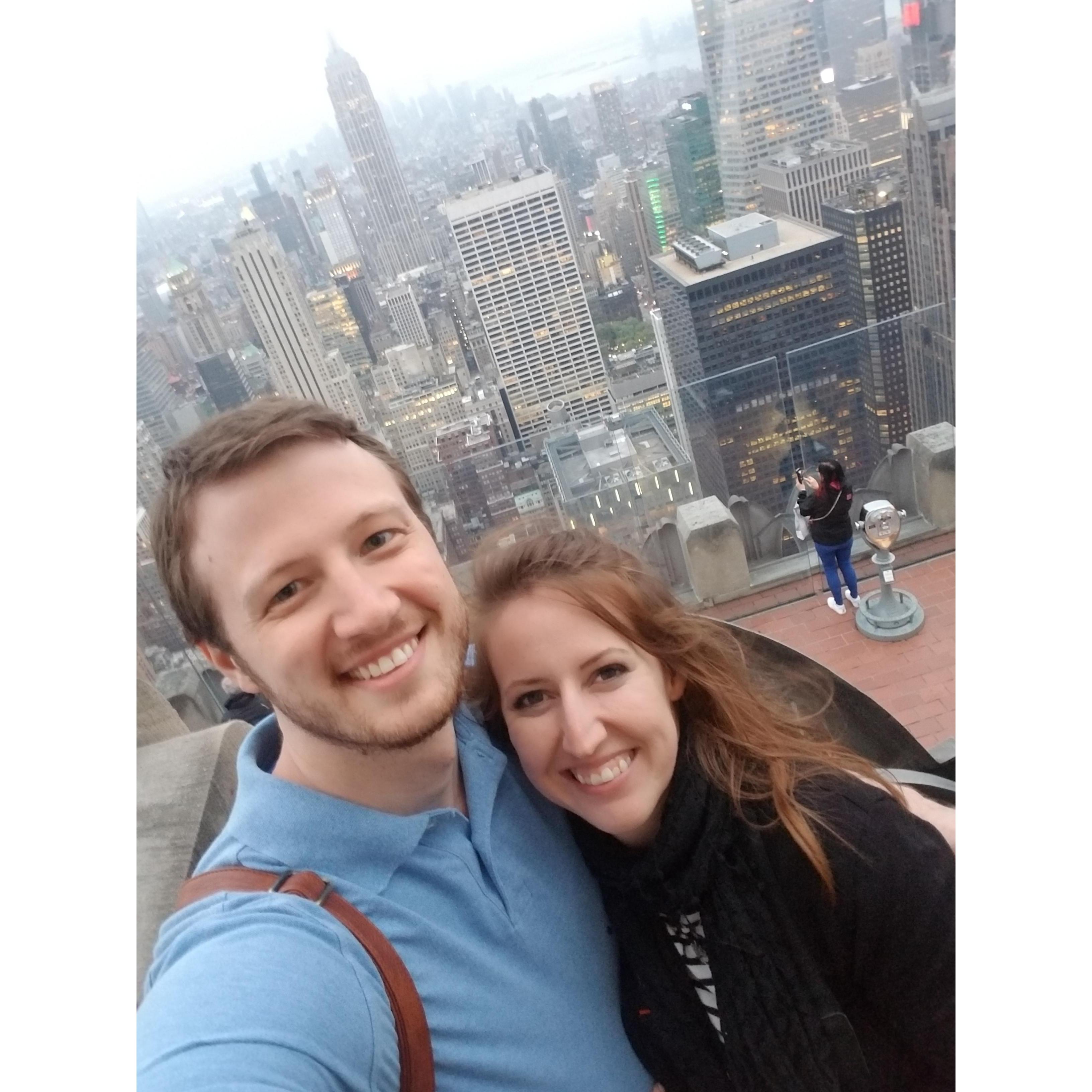 I realized exactly how serious he was, about me, when I said, "Hey, I'm going to NYC for a weekend and staying in a hostel, do you wanna meet me there?" and he said, "Yeah!"...even to the hostel.