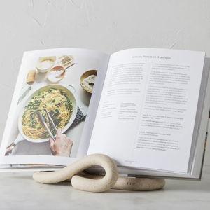SIN Lumbra Book Stand, Ceramic, Ivory | Food52