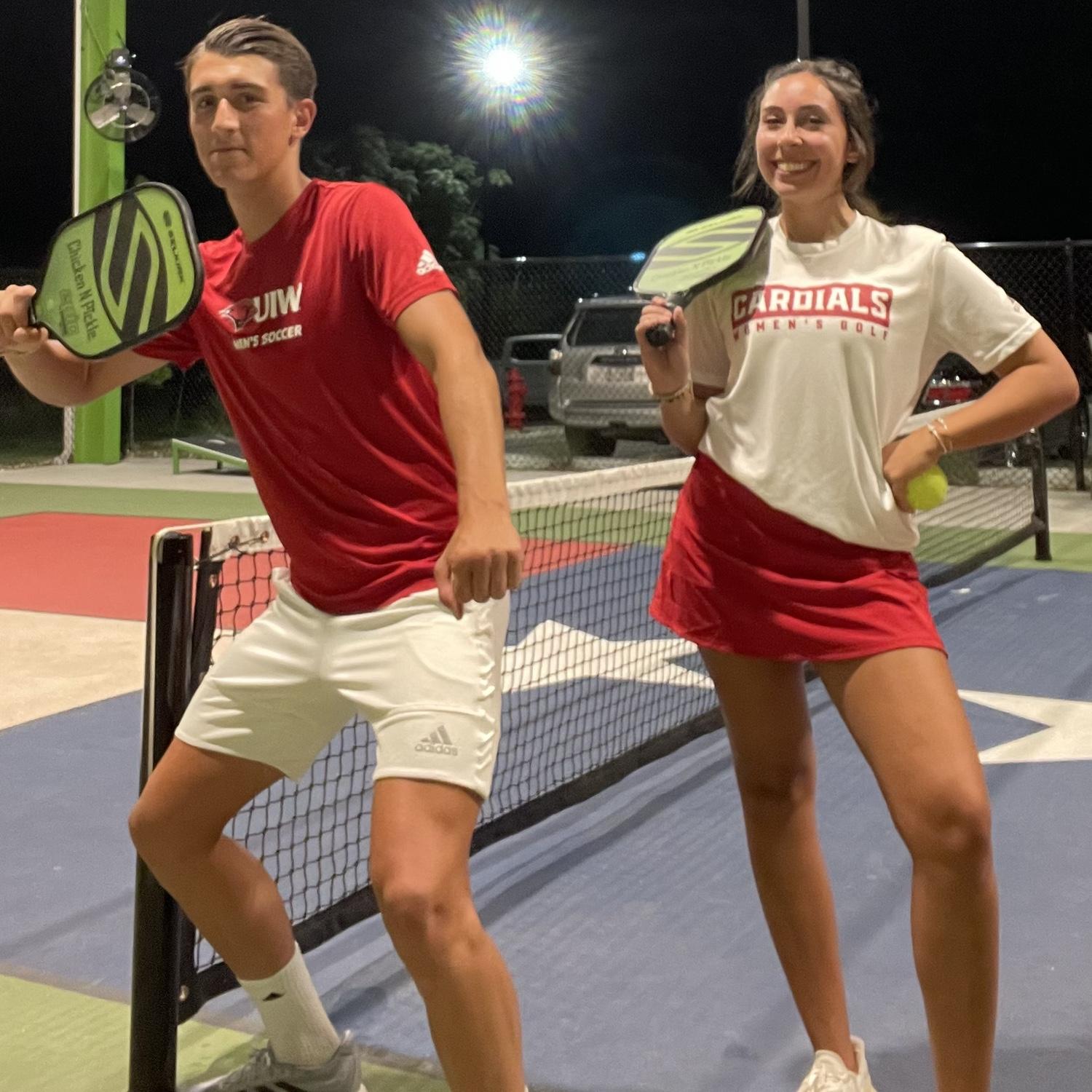 We all know who is better at pickle ball
