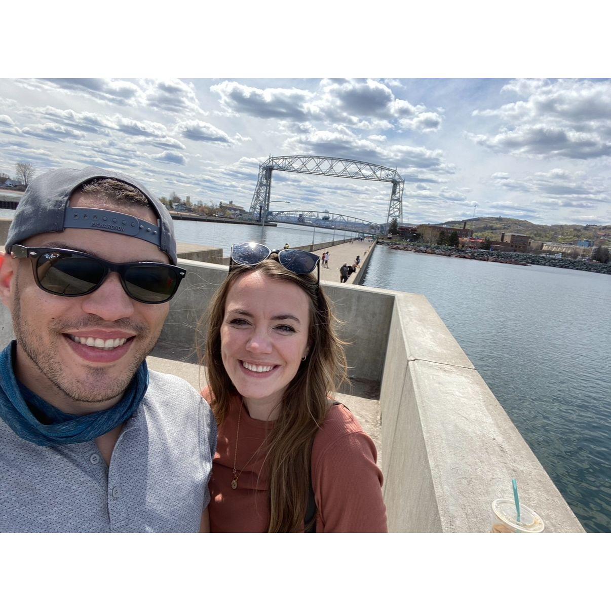 Our first trip as a couple, Duluth, MN