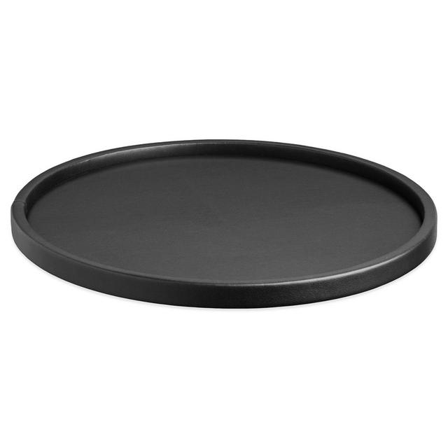Kraftware™ Contempo Round Vinyl Serving Tray in Black