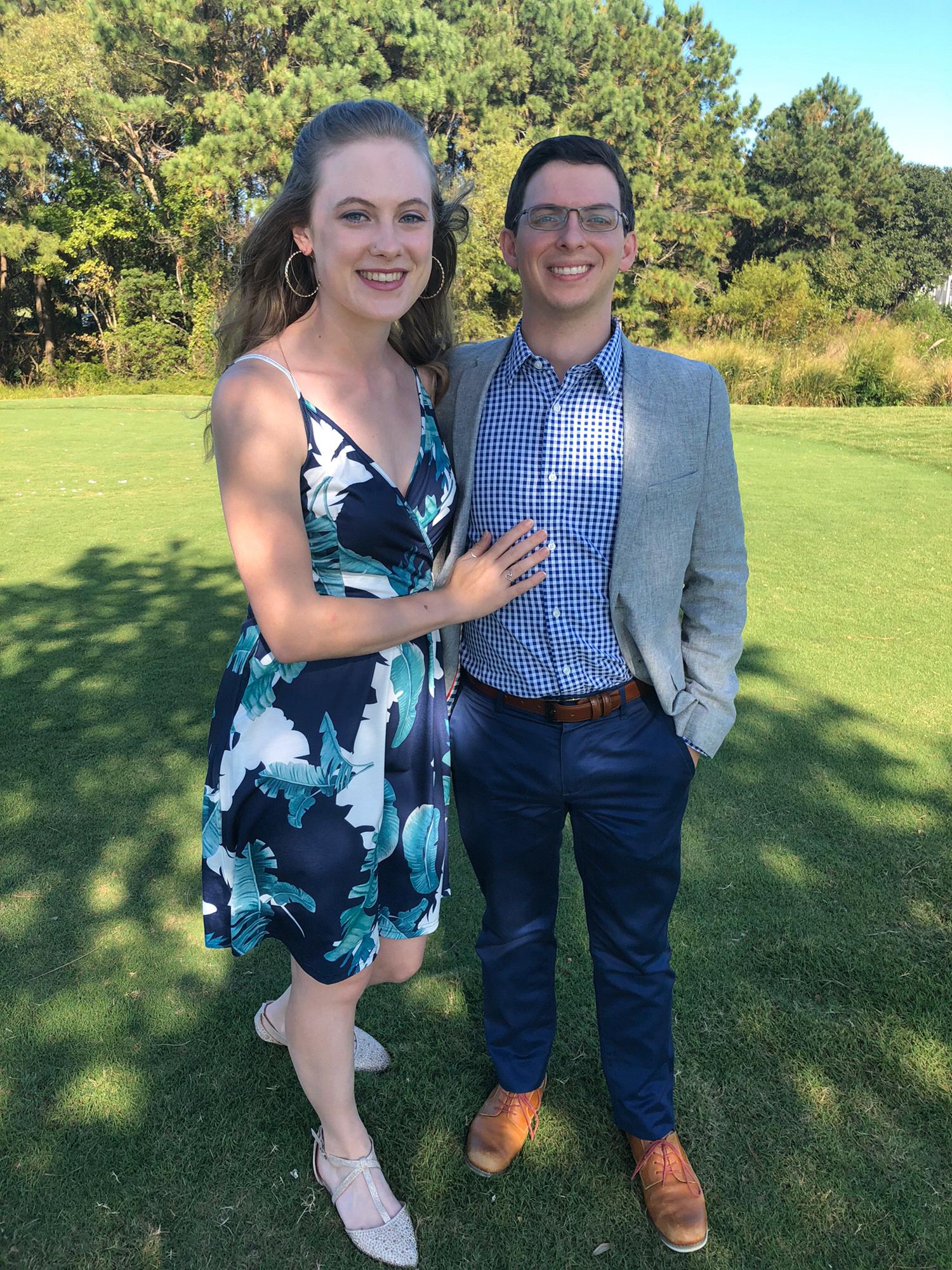 At Gina & Aaron's wedding in Corolla, NC. September 2019.