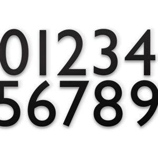 4" Magnetic House Numbers