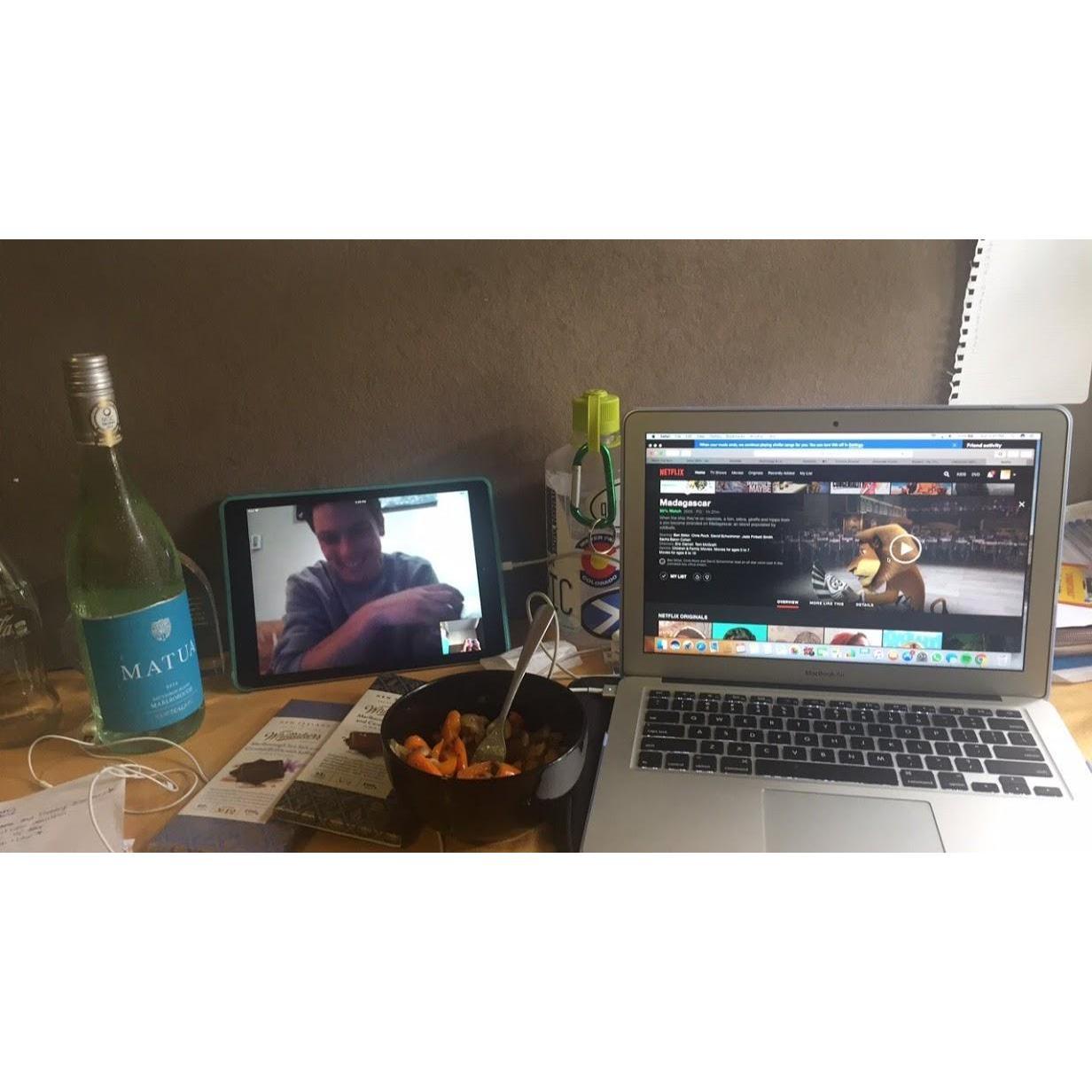 "Date nights" when Wendy lived in New Zealand.