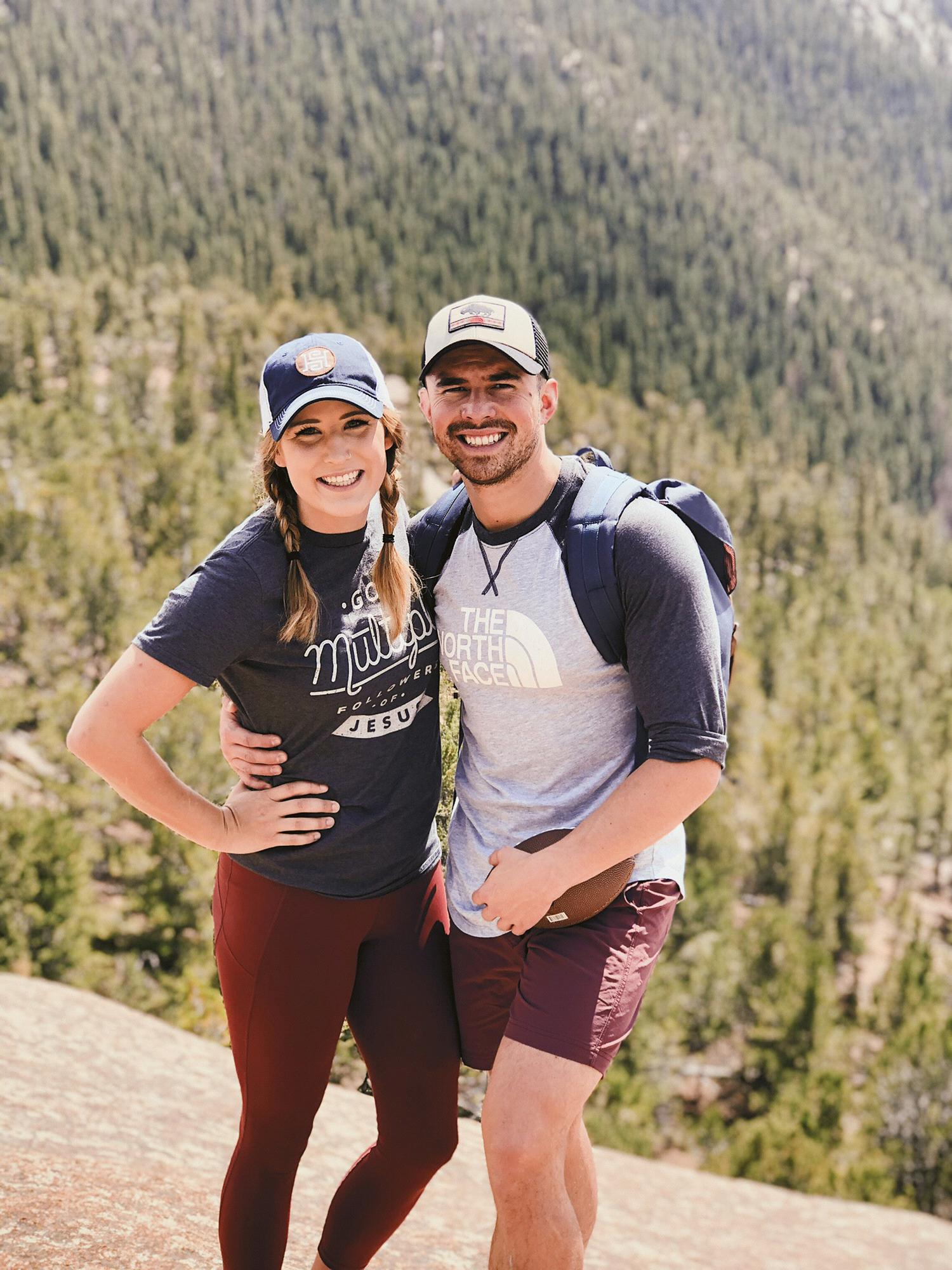 Hiking with my family in Colorado