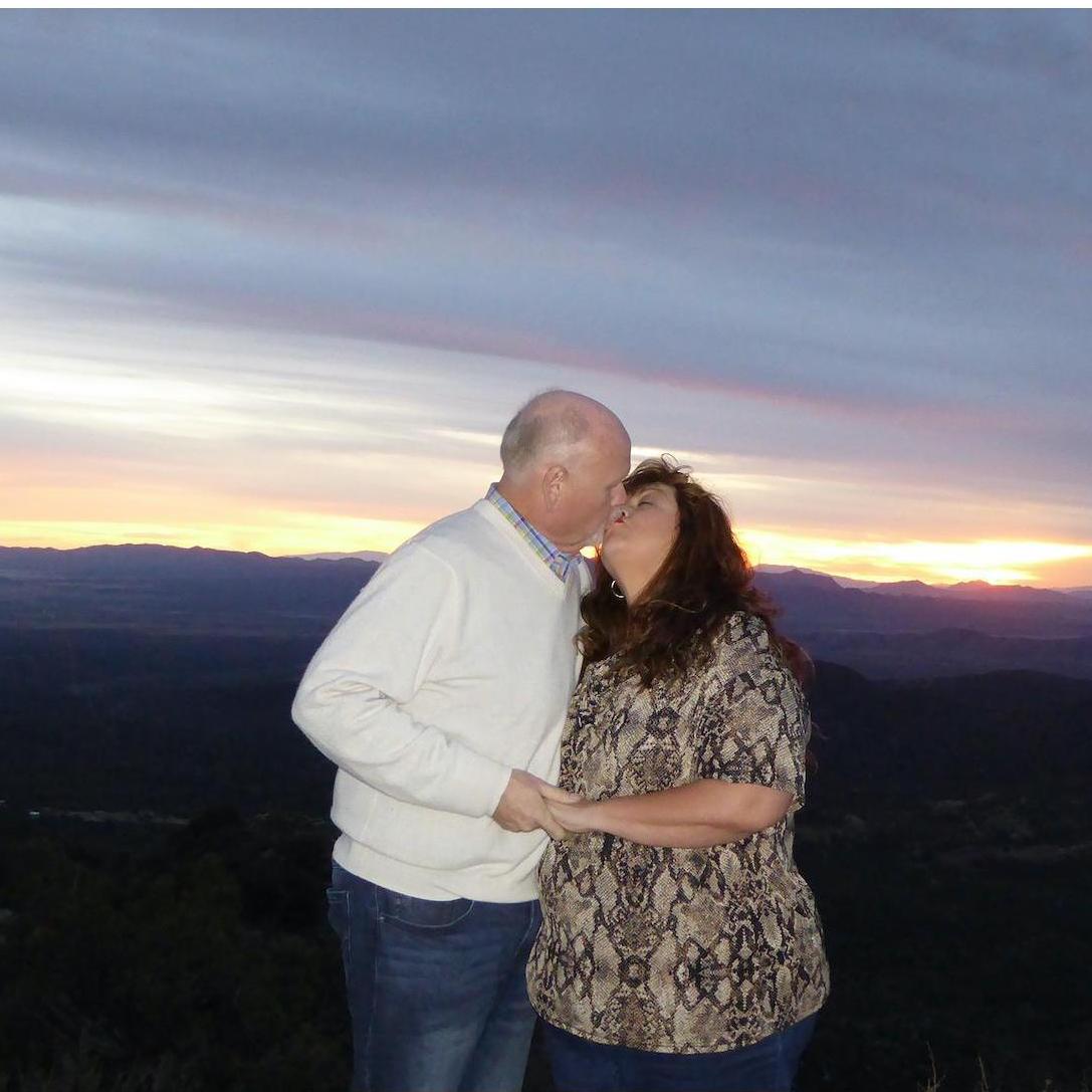Engagement photo at sunset
Prescott, AZ