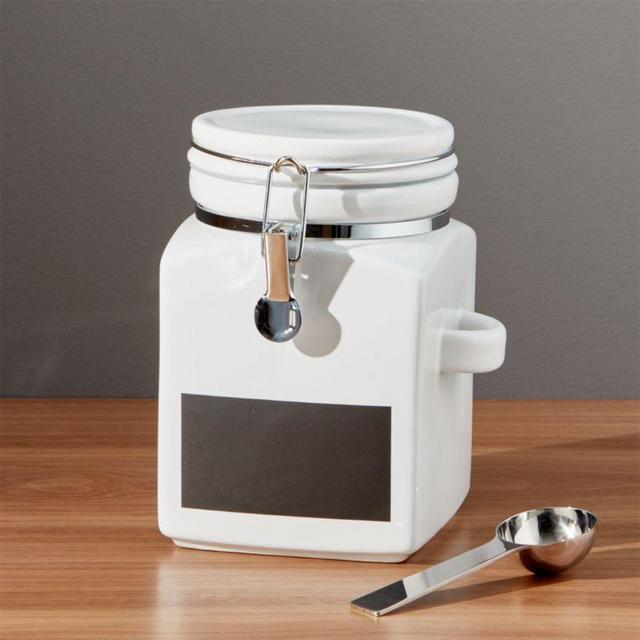 Large Clamp Canister with Chalkboard