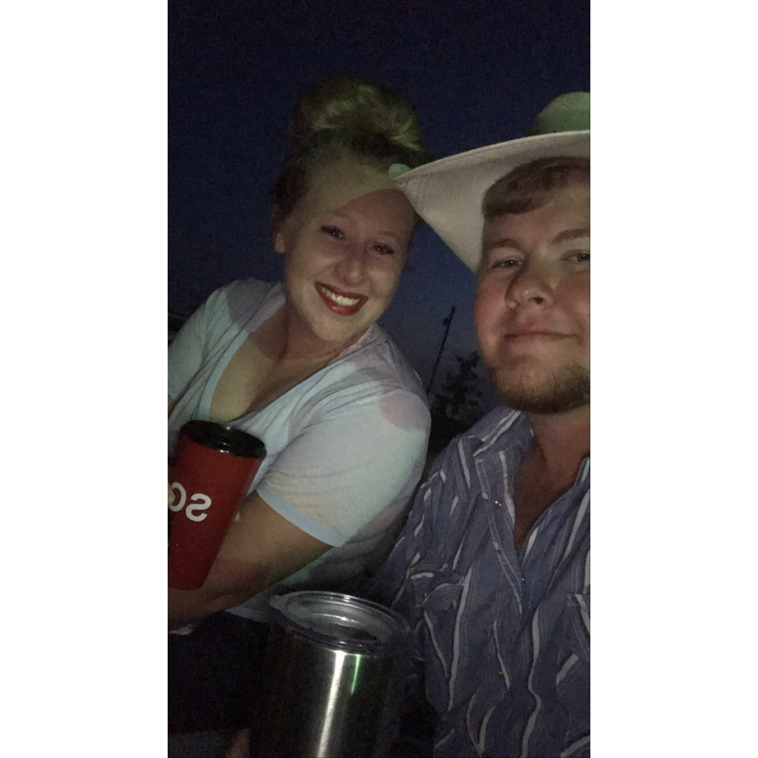 First 4th of July together. - Spent in Hays.
