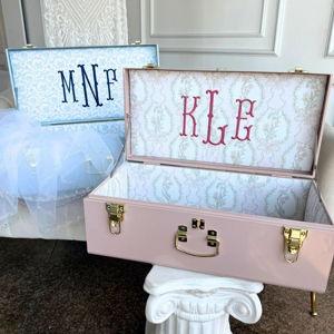 Wedding Keepsake Trunk for Bride - Large