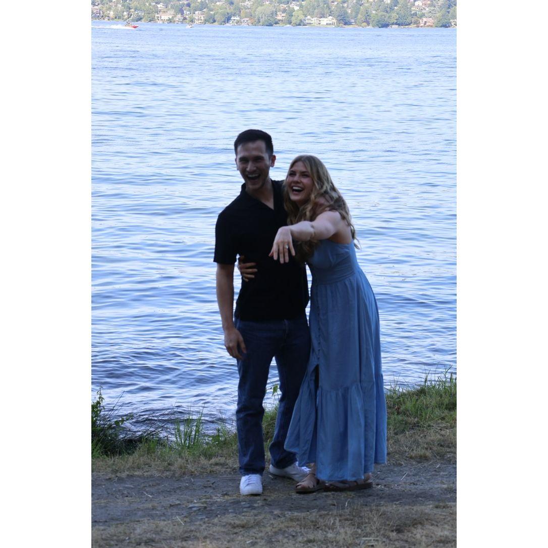 July 5th, 2025. The proposal at Lake Washington!
