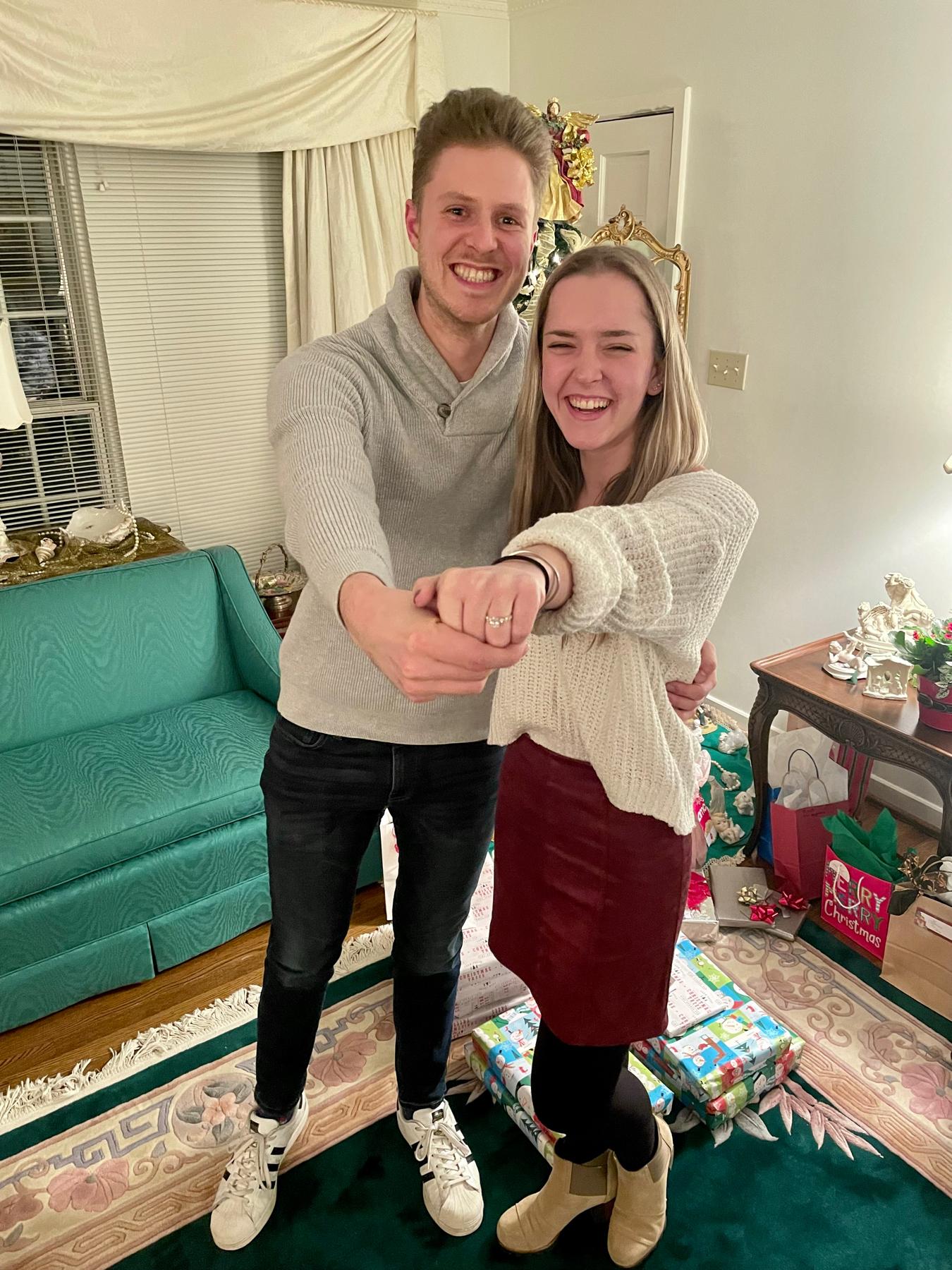 12-24-22 Wills surprised me with a Christmas Eve engagement!