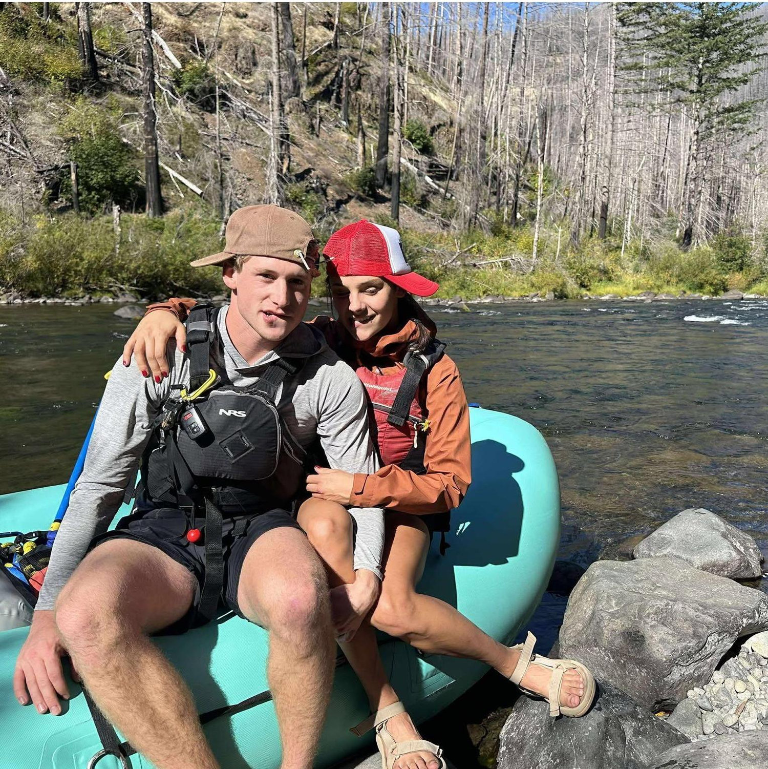 First time going rafting together