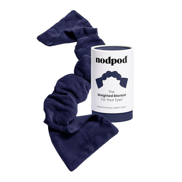 Nodpod Gentle Pressure Sleep Mask | Patented Light Blocking Design for Sleeping, Traveling & Relaxation - Midnight