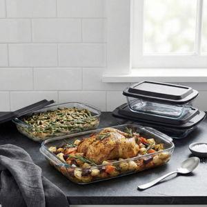 4-Piece Glass Oven Dish Set