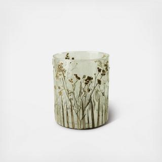 Prairie Grass Medium Hurricane Candle Holder, Set of 2