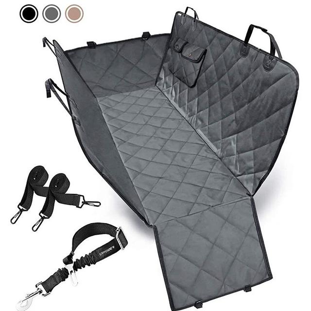 URPOWER Dog Seat Cover Car Seat Cover for Pets 100% Waterproof Pet Seat Cover Hammock 600D Heavy Duty Scratch Proof Nonslip Durable Soft Pet Back Seat Covers for Cars Trucks and SUVs