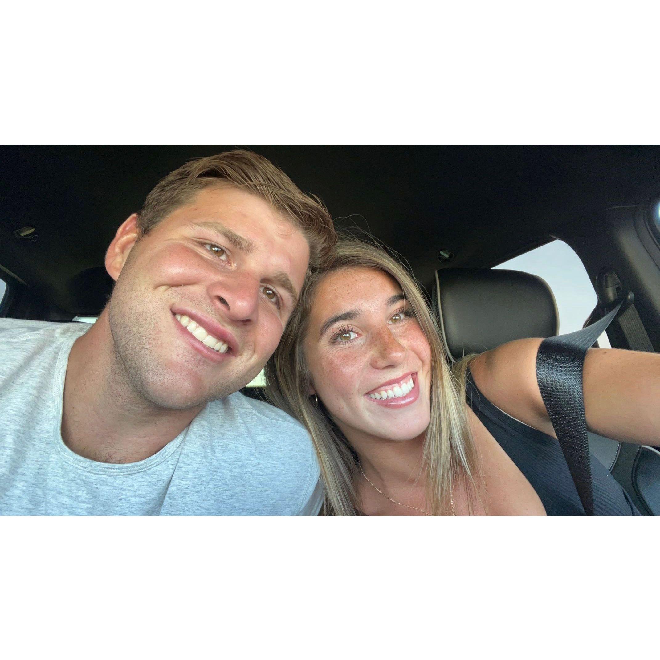 Go to date- "Let's go on a drive!"
