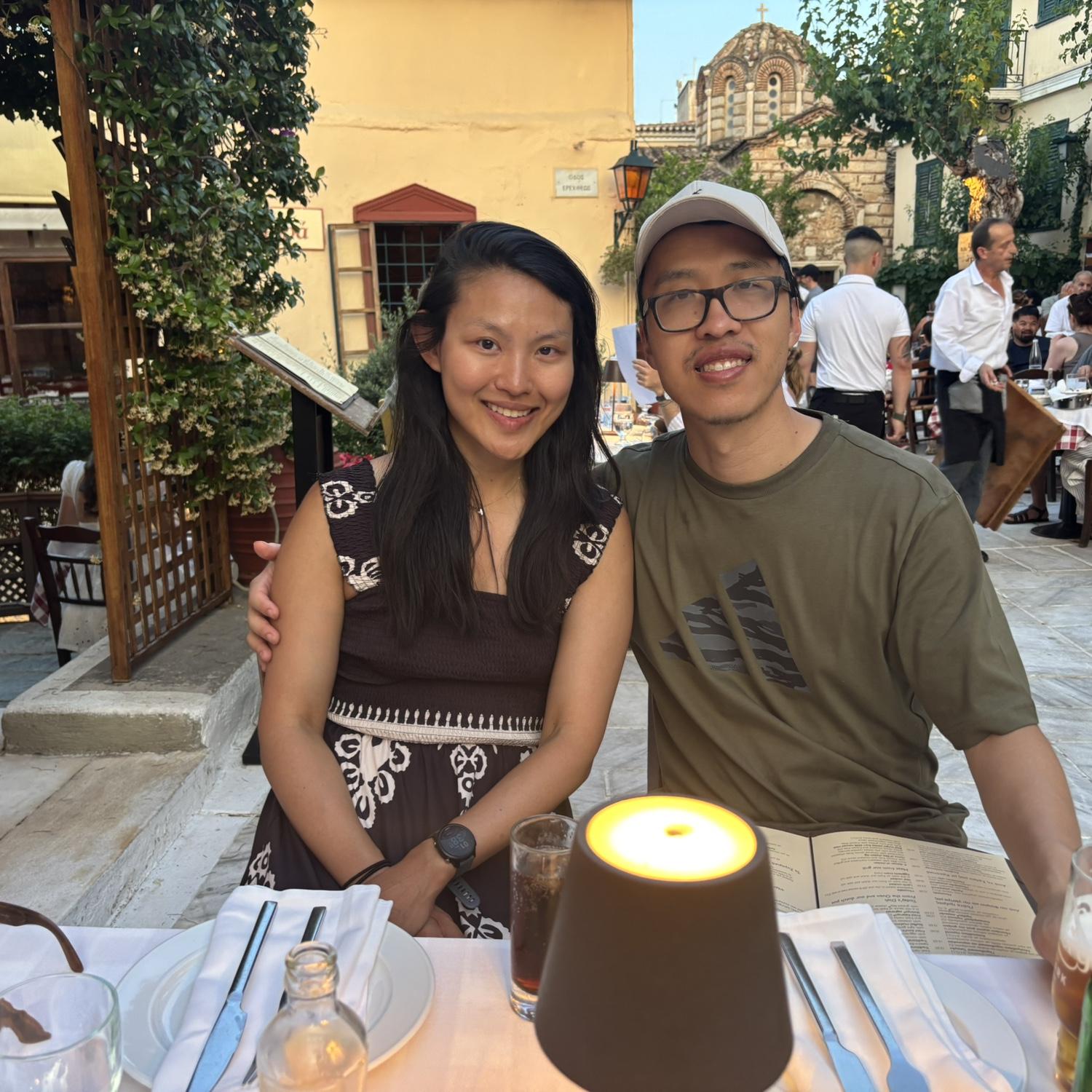 Dinner in Anafiotka, Athens
