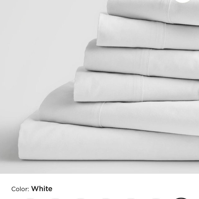 The Big One® Performance Sheet Set with Pillowcases - White, QUEEN SET