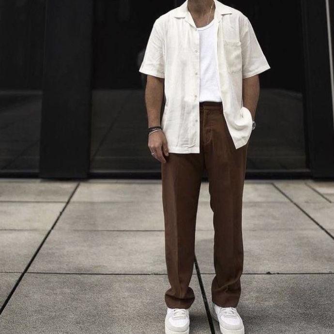 Layering looks well thought out too and allows air flow if the top is open, great for the casual semi formal look (The Groom loves this look with a basic tank underneath or white tee) Effortless vibe!