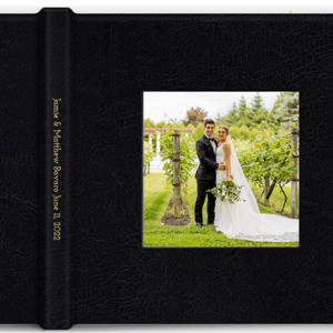 Custom heirloom wedding album