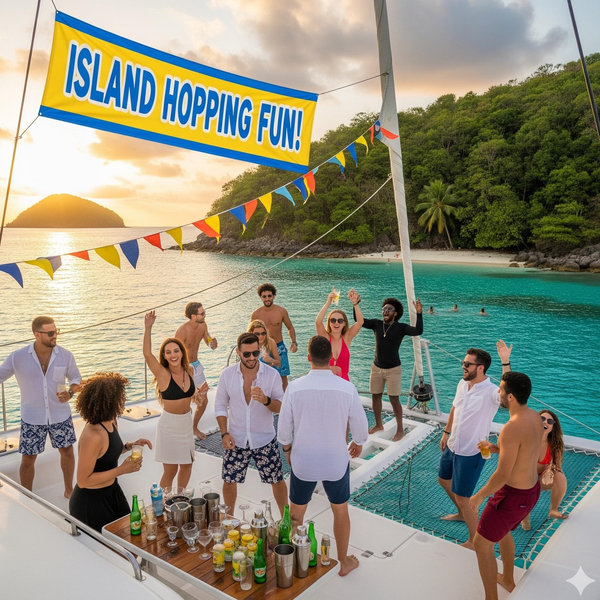 Island Hopping Booze Cruise $275
