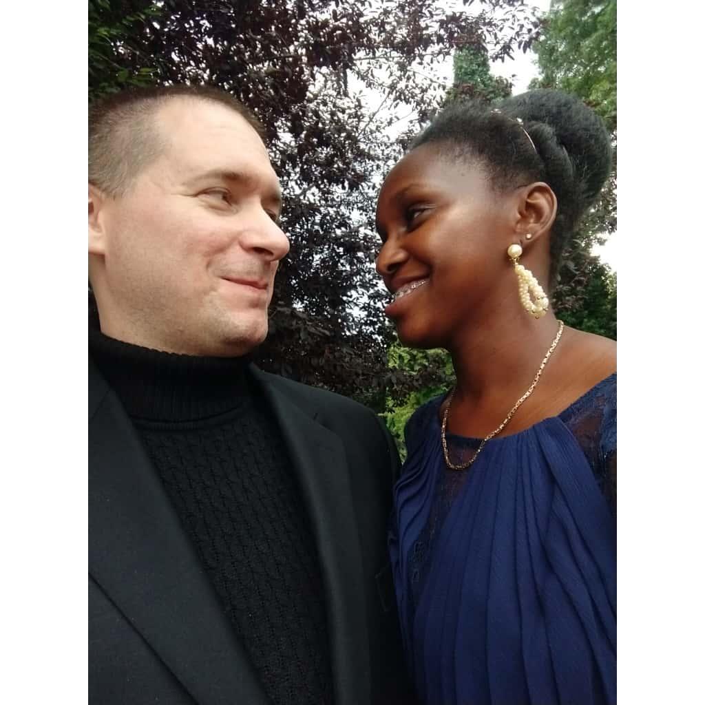 Dennis and Michelle attending their first wedding. So excited to be attending our own!