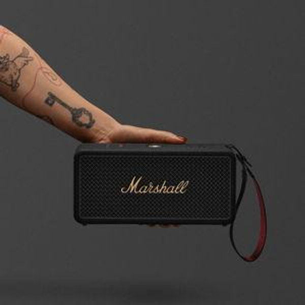 Middleton II Black & Brass Portable Speaker