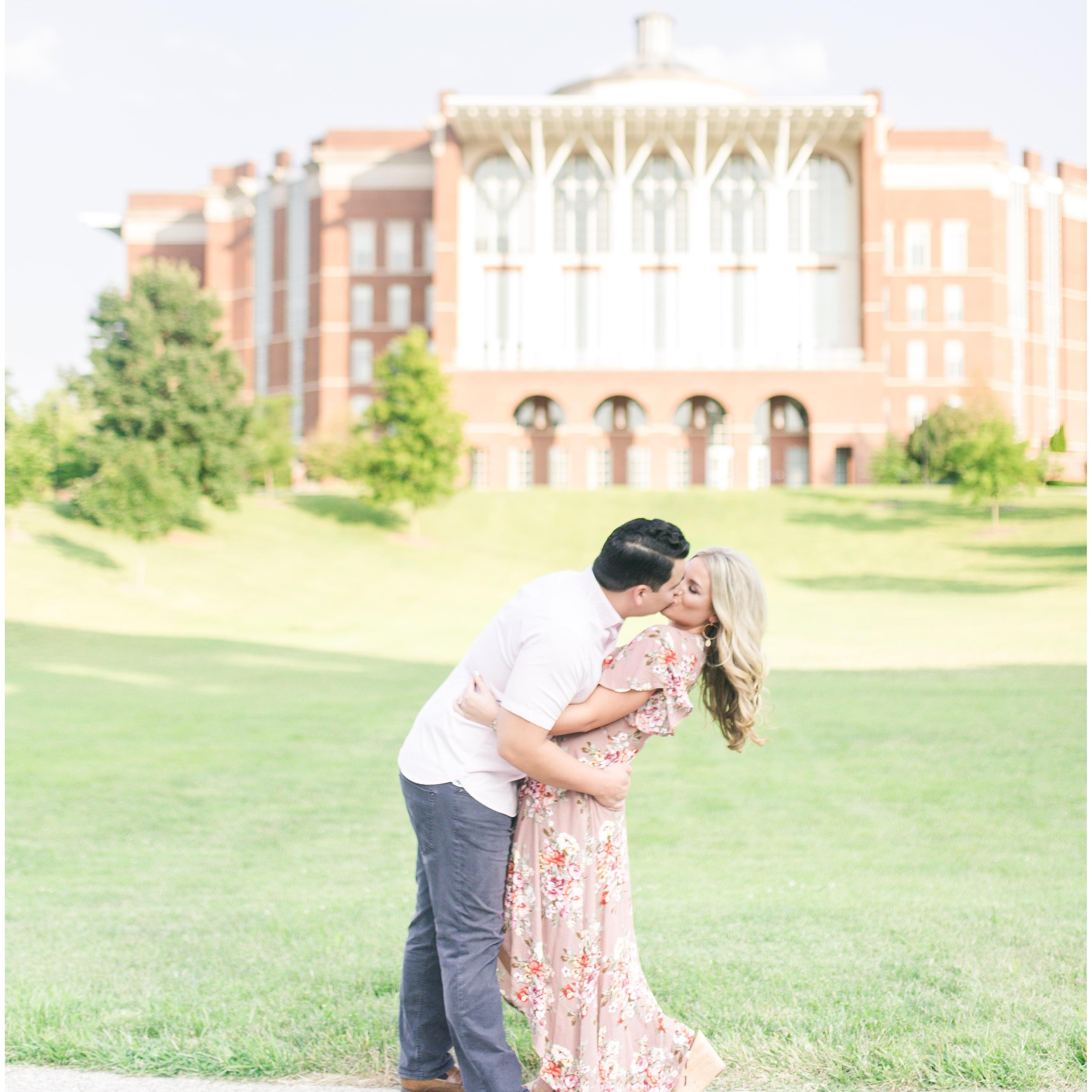 Engagement Photos, William T Young Library, University of Kentucky