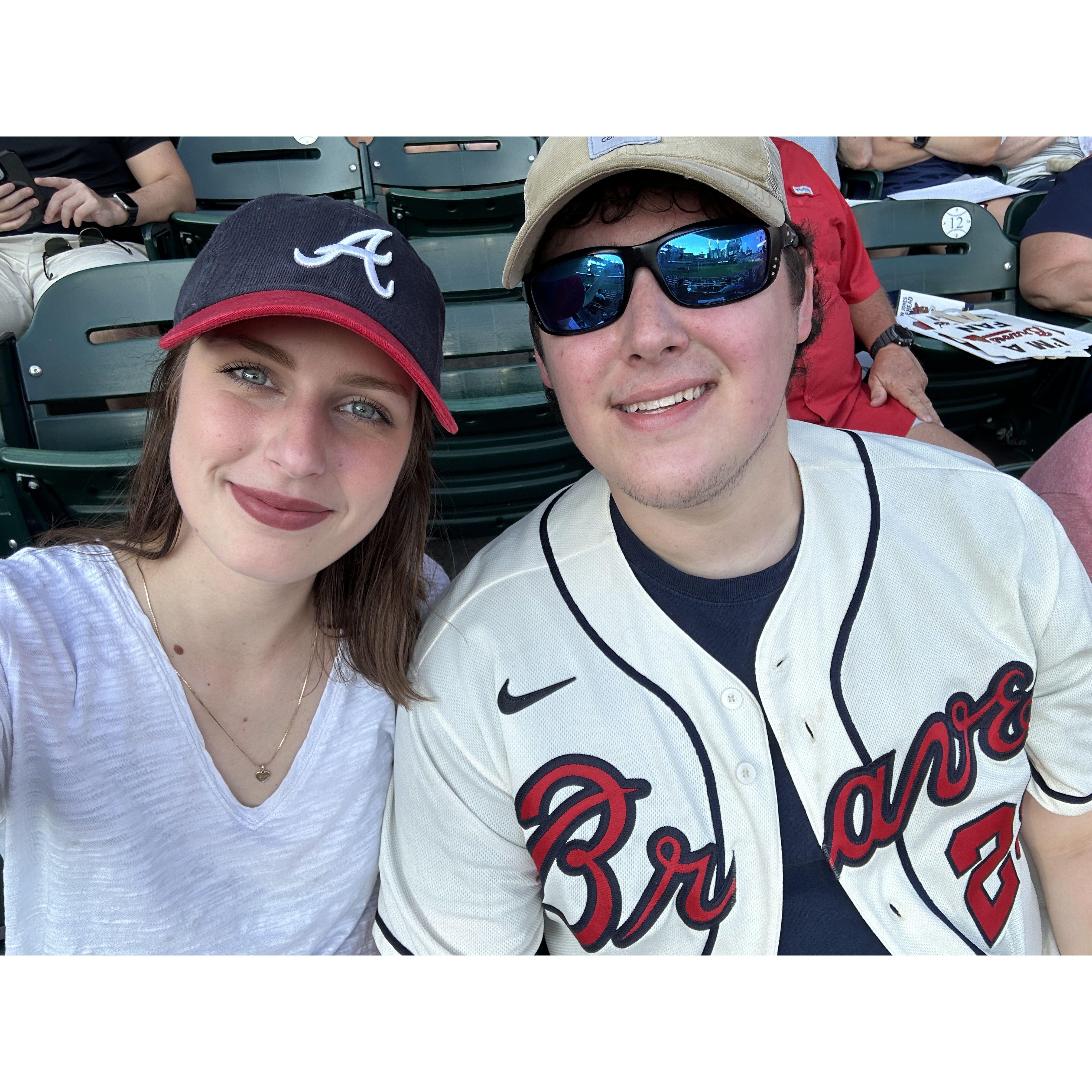 Braves game in Atlanta.