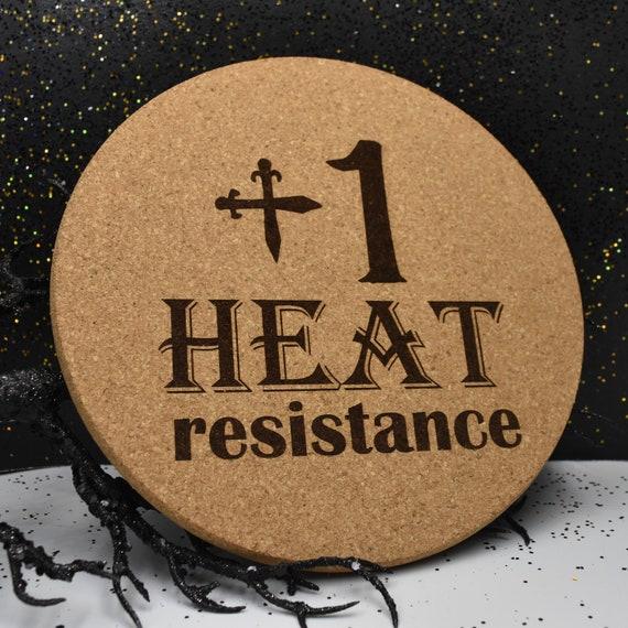 Read the full title Heat Resistance Table Shield trivet for Kitchens | D&D Housewarming Gift | geek gift | housewarming gift | wedding gift