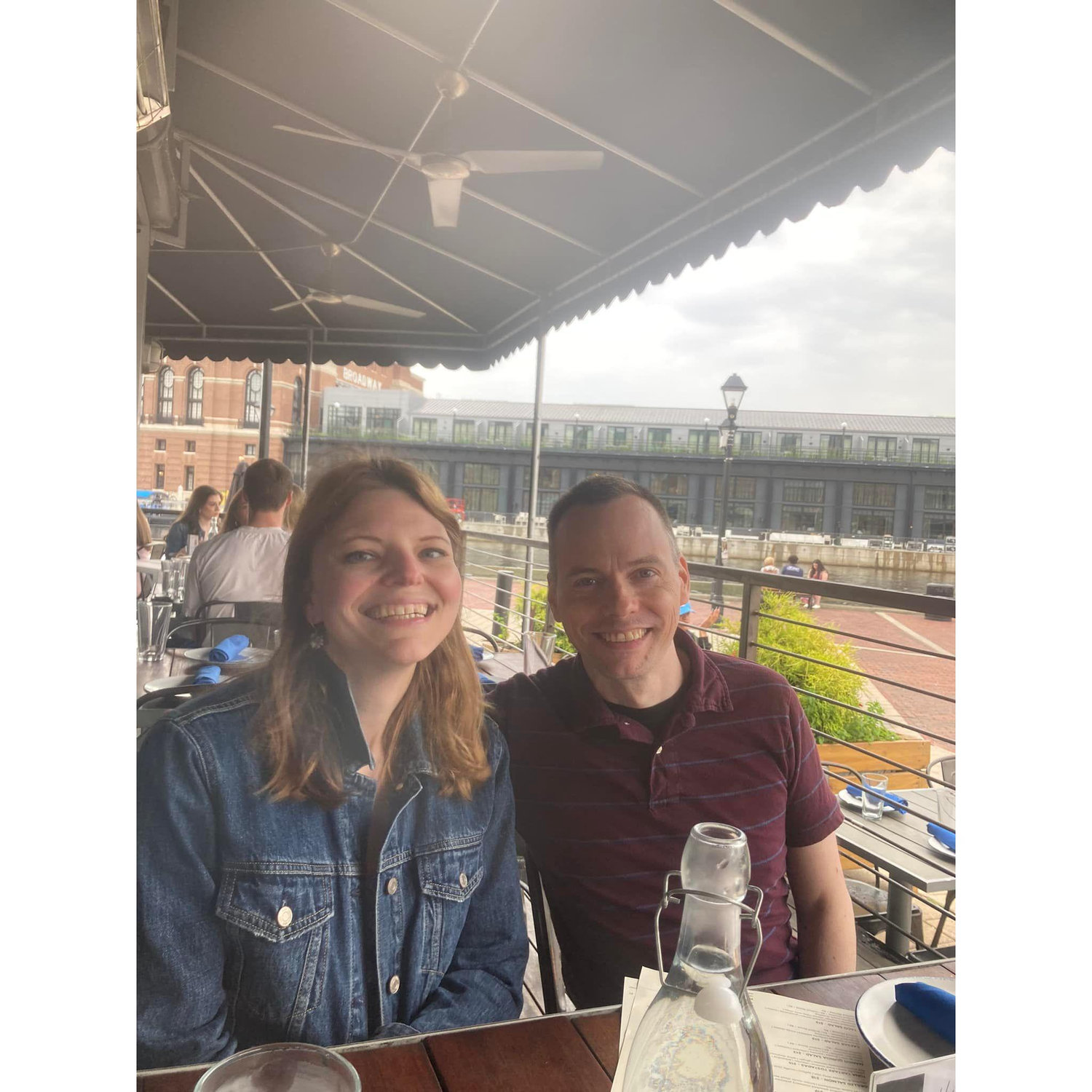 From our first ever vacation together (to Baltimore). Approximately four hours after this photo was taken, Diana wound up in the ER.