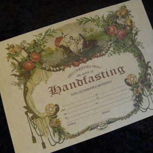 Dream Wedding Certificate. We have our witnesses and officiant chosen!