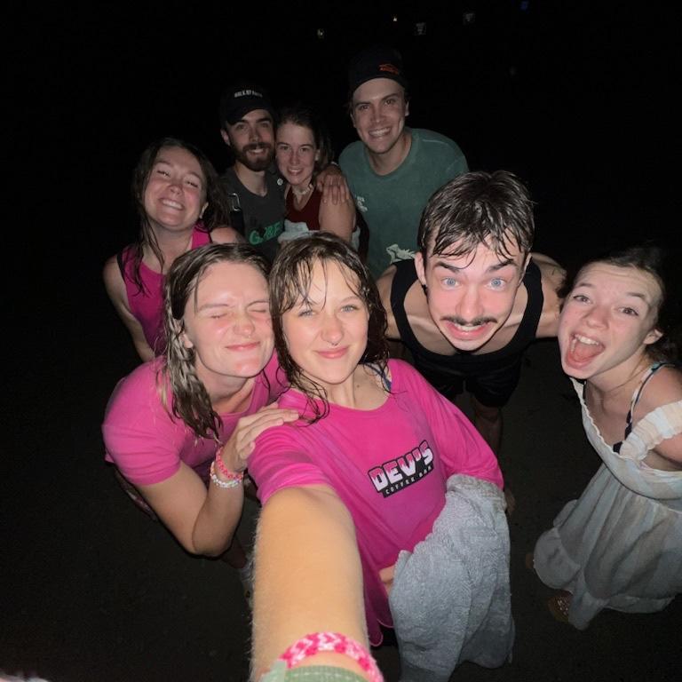 Late night swim at battleground lake with the crew