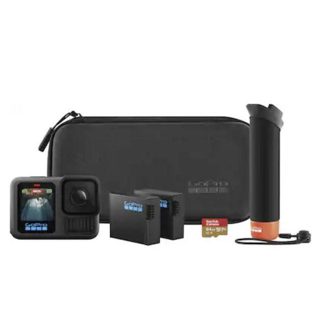 GoPro - HERO13 Black Action Camera Bundle - Black