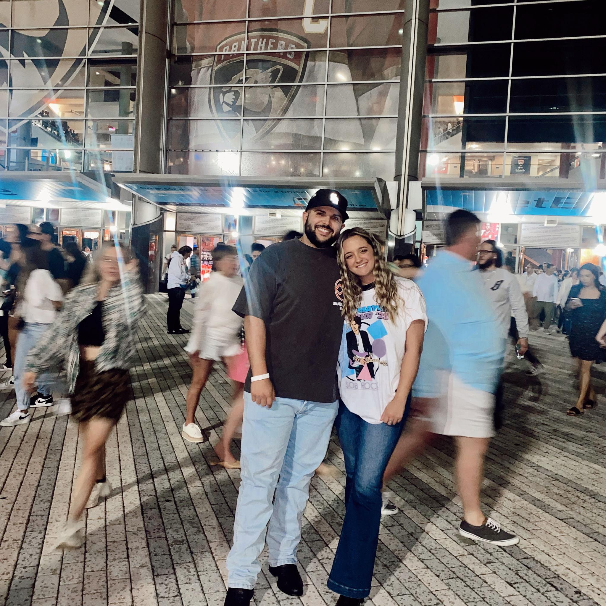 He surprised me with John Mayer (my favorite artist) tickets for my birthday this year!