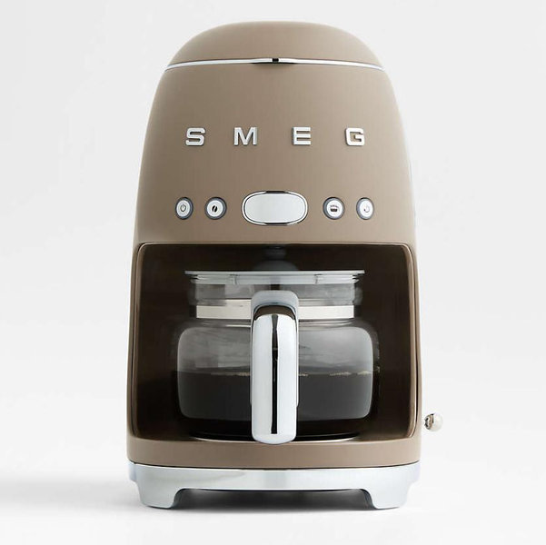 SMEG Matte Mocha Drip Coffee Maker
