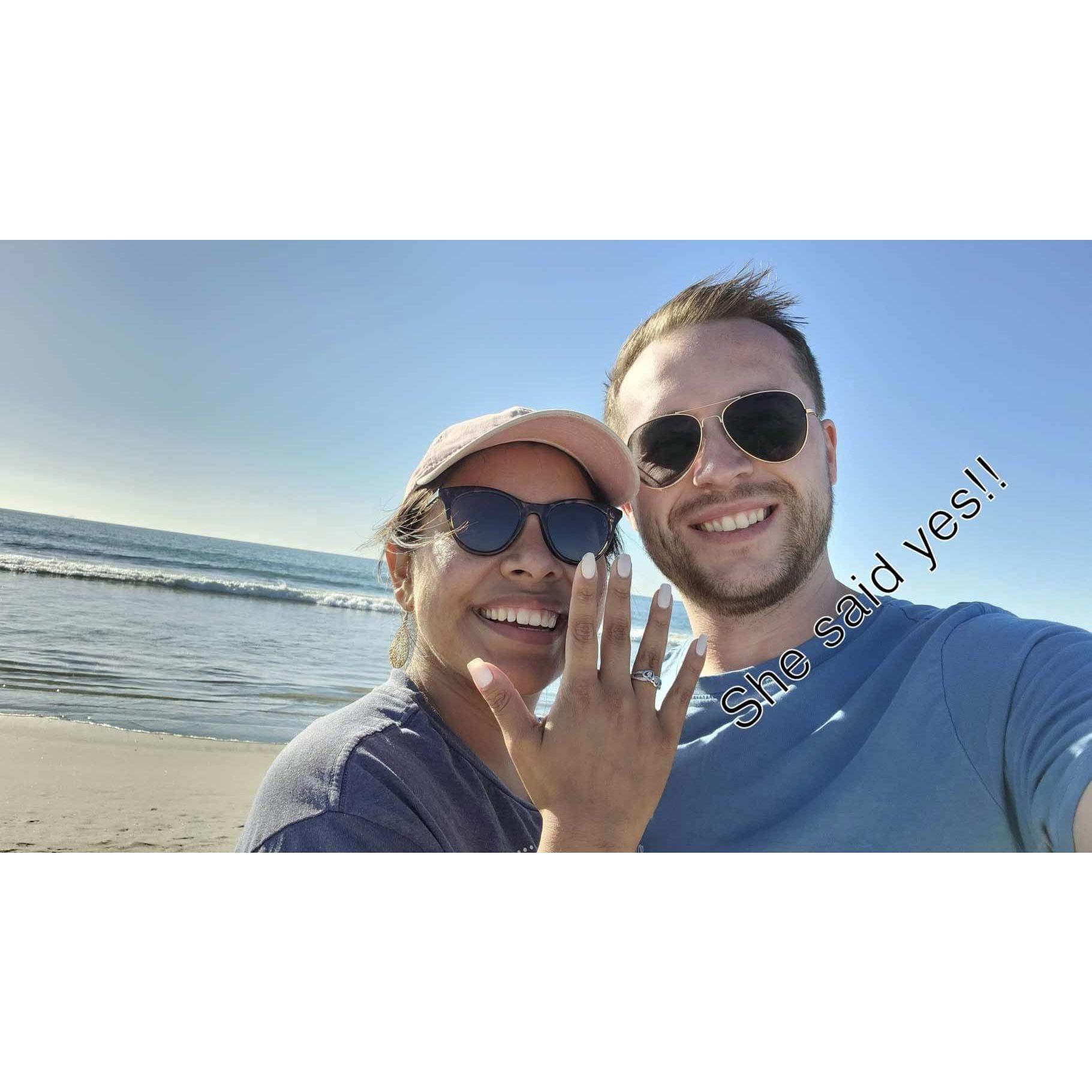 Right after Brad proposed