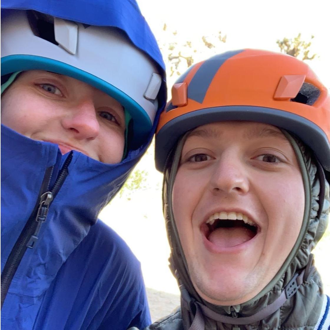 One of our many climbing adventures. He always managed to drag me everywhere and anywhere