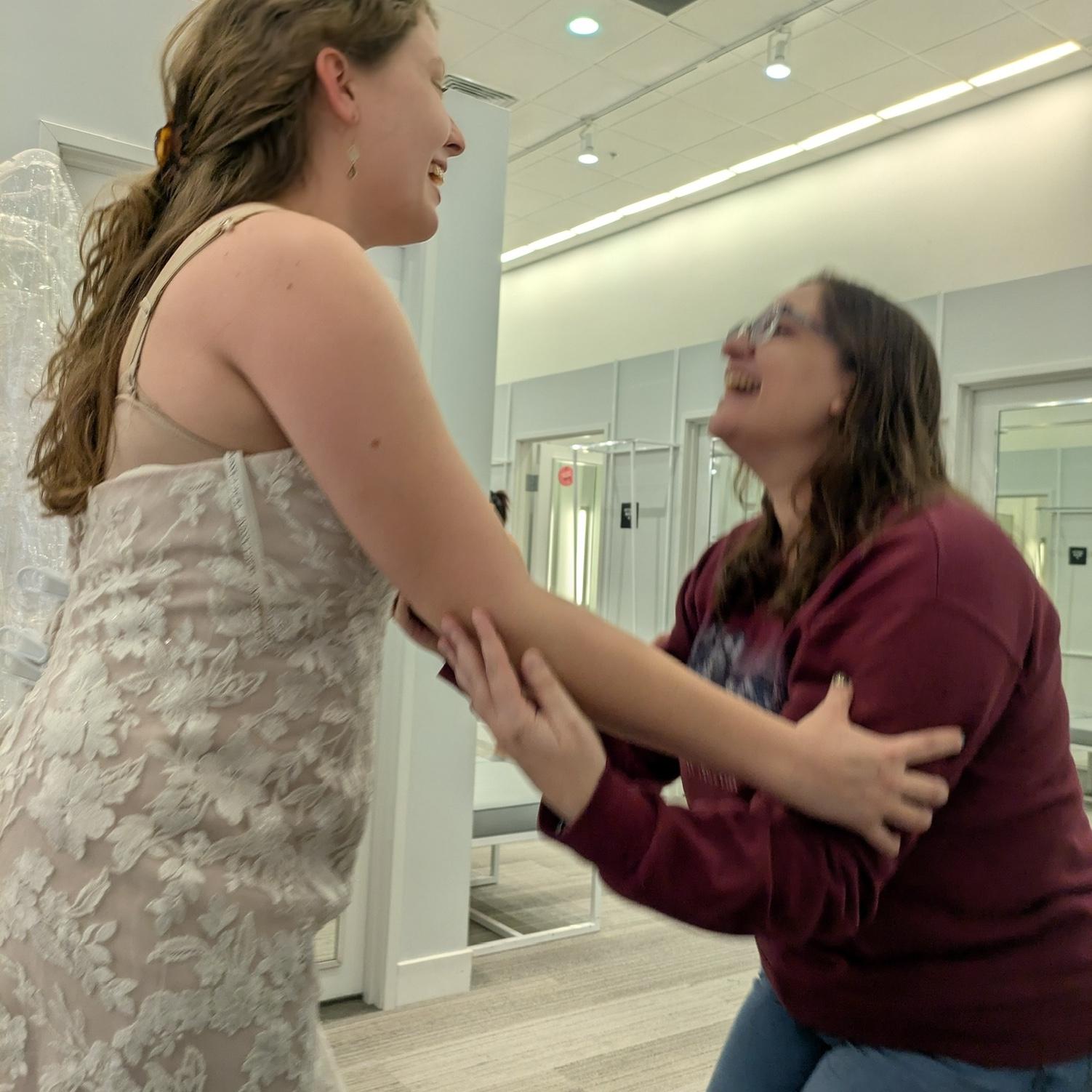 I asked Shannon to be a bridesmaid in our wedding!!