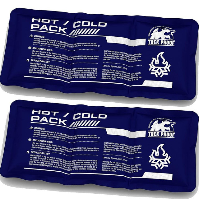 Flexible Ice Pack for Pain Relief - Reusable Gel Pack for Knee, Shoulder, Ankle, Back, and More - Bendable for Customized Comfort