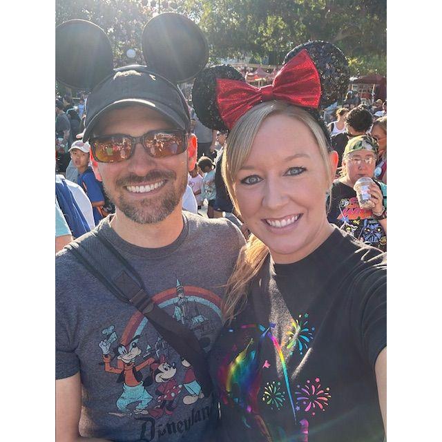 Becky's very first time at Disneyland!