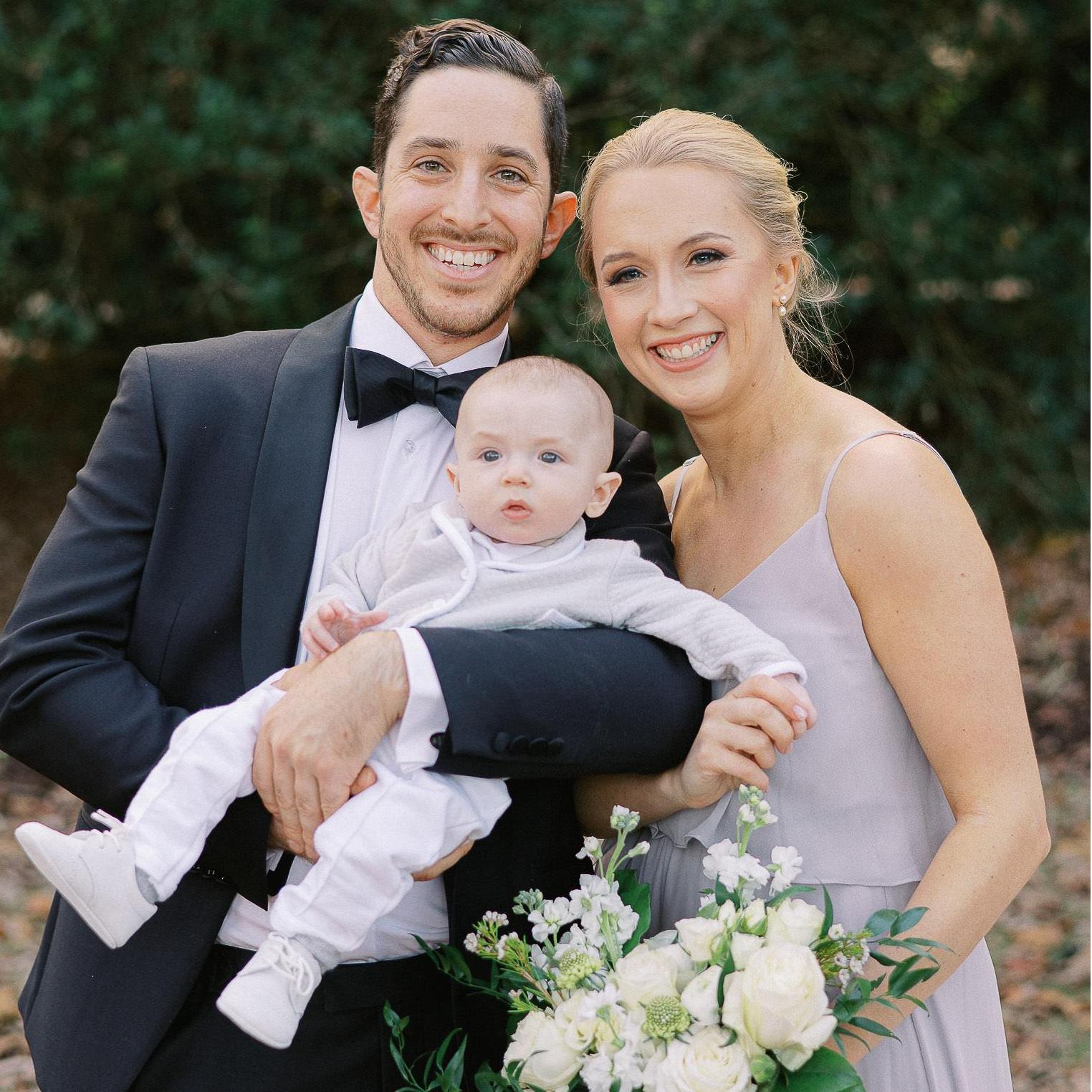 We celebrated Anne & Elton Darby's wedding in December 2020! Miles was the perfect, tiny ring bearer.
