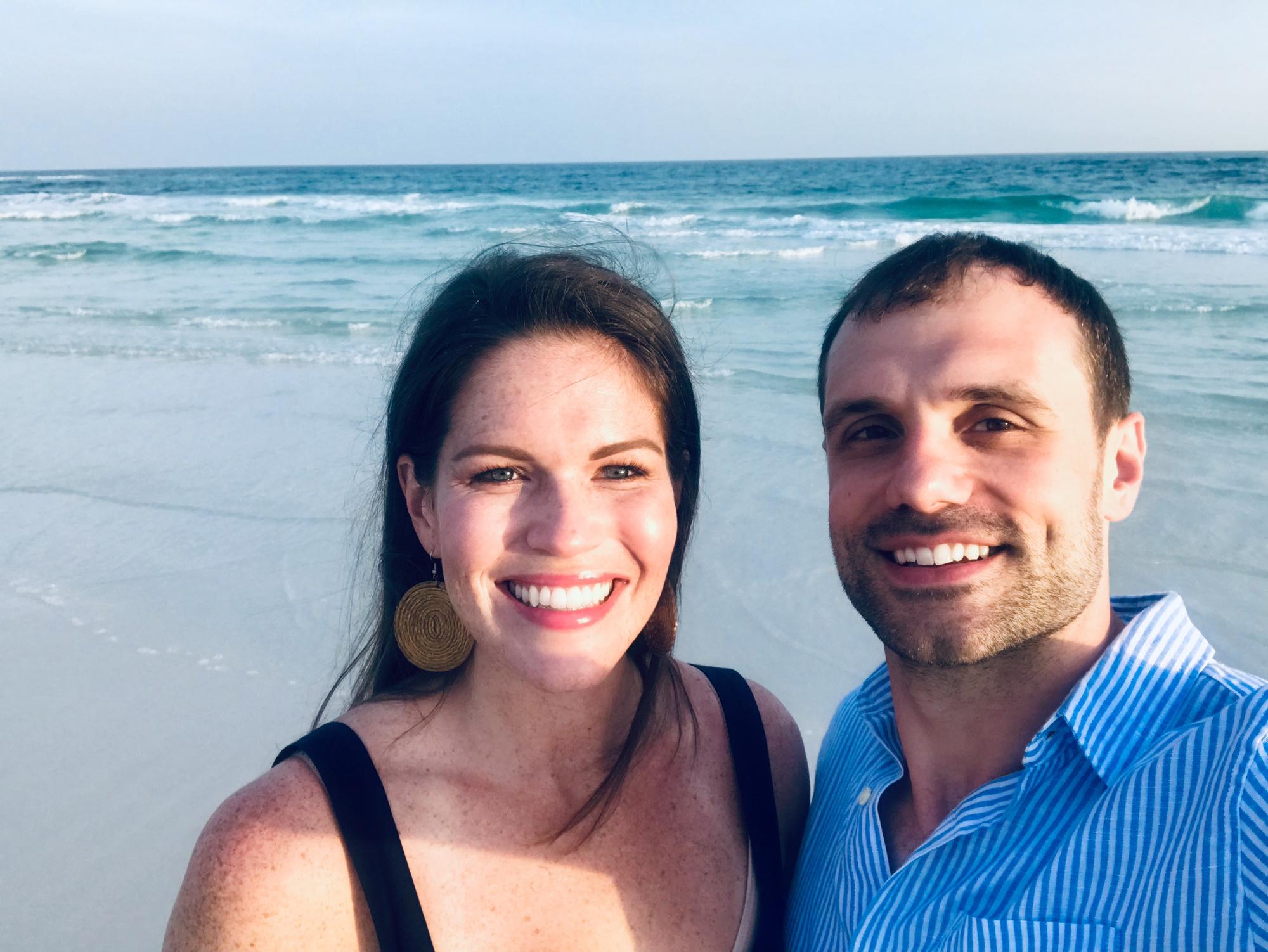 Annual trip to Destin, FL with Nate's family, 7/2019.