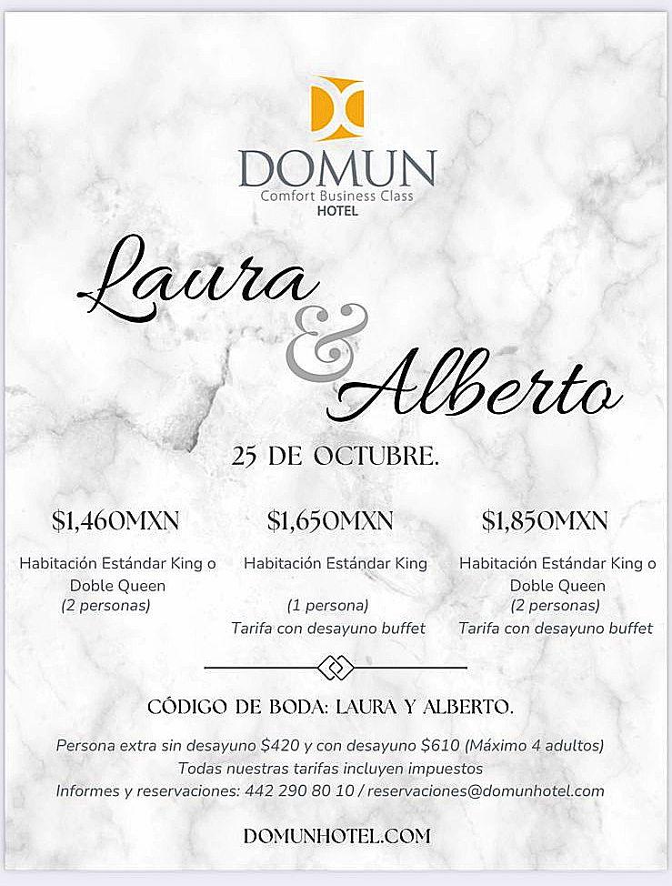 The Wedding Website of Alberto Jimenez and Laura Hinojosa