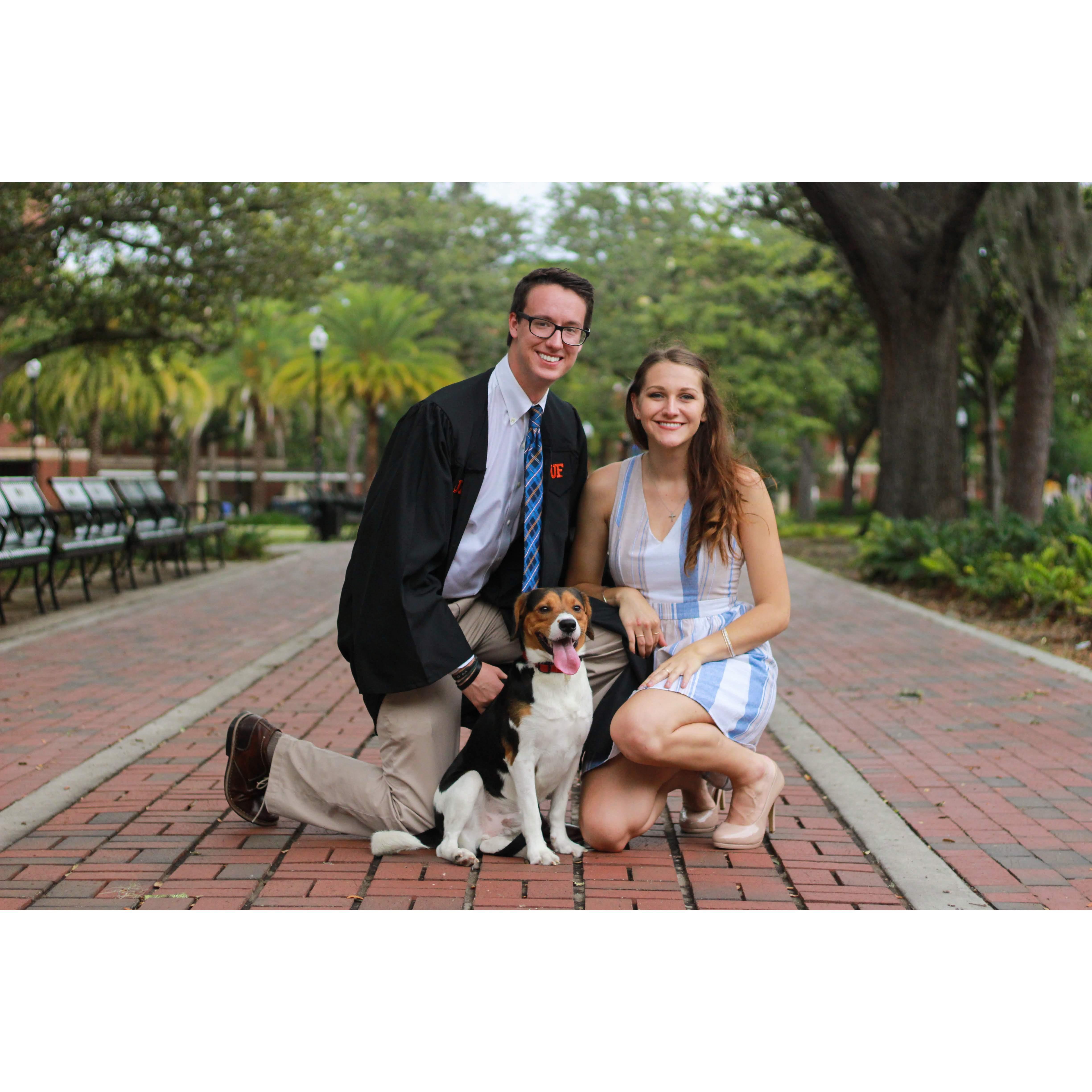 5.4.19
Parker graduated from the University of Florida with his B.S. in Telecommunication.