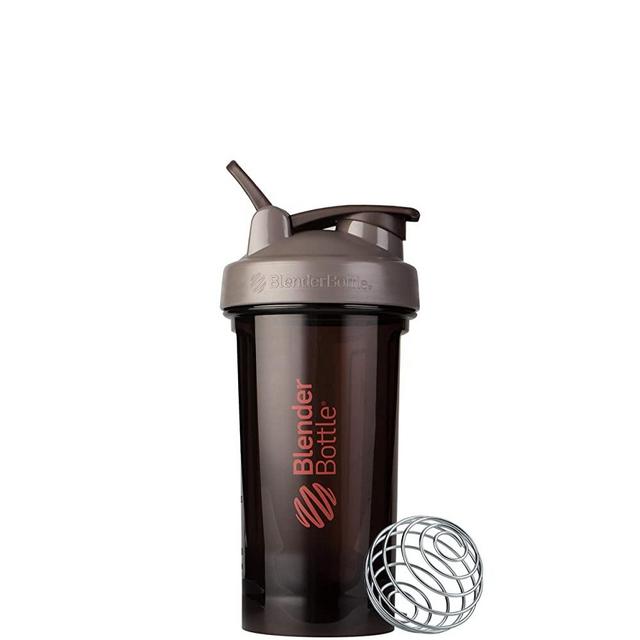 BlenderBottle Shaker Bottle Pro Series Perfect for Protein Shakes and Pre Workout, 24-Ounce, Ash